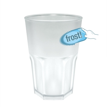 Cocktailglas aus Kunststoff Granity Durchsichtig Frost 40 cl. Stapelbar Set 5 Stück