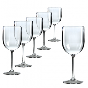 Weinglas aus Kunststoff Piscine Durchsichtig 48 cl. Set 6 Stück