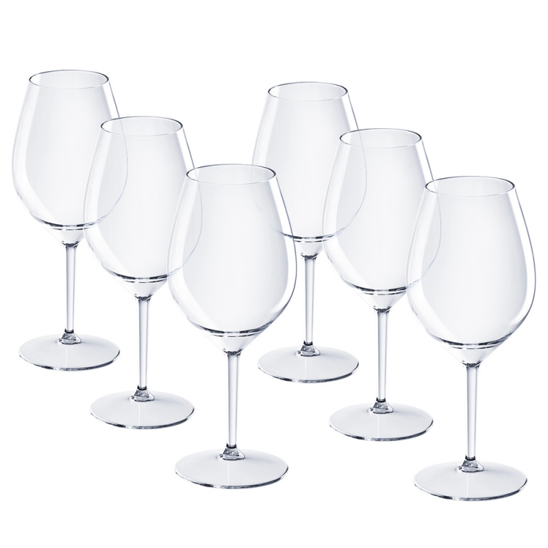 Weinglas aus Kunststoff House Durchsichtig 51 cl. Set 6 Stück