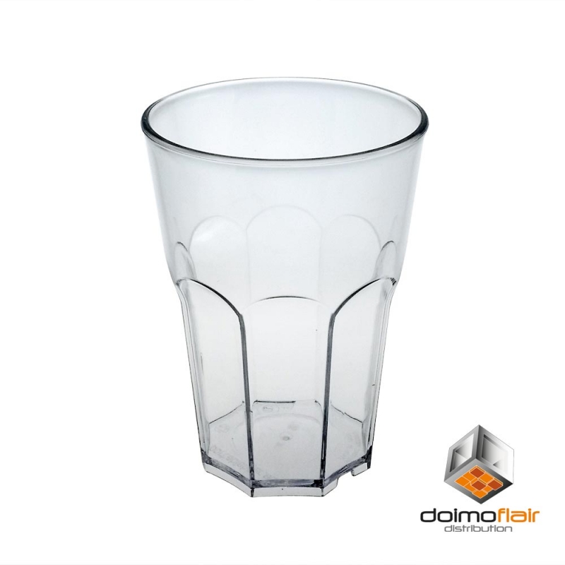 Cocktailglas aus Kunststoff Rocks 35 cl. Stapelbar Set 10 Stück