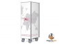 Preview: Flugzeugtrolley in Aluminium Welt Design