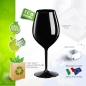 Preview: Reusable wineglass black