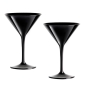 Preview: Black Cocktail Martini glass 23cl.