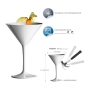 Preview: White Cocktail Martini glass