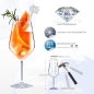 Preview: Wine glass reusable transparent plastic