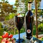 Preview: Black polycarbonate wine glass 34 cl.