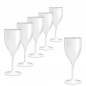 Preview: Weinglas Wine 34cl. aus Weiß Kunststoff