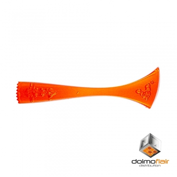 Muddler ergonomic plastic handle with wavy end