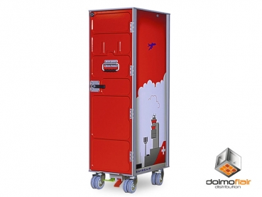 Airline trolley in aluminum Airport Design
