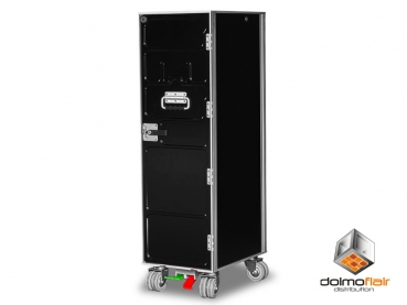 Airline trolley in aluminum black