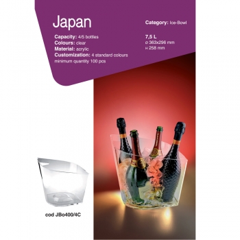 Wine cooler Champagne cooler Tokio Bowl made of plastic