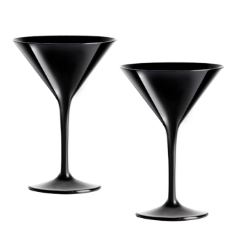 Black Cocktail Martini glass 23cl.