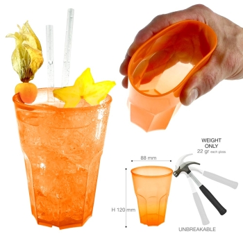 Cocktailbecher Orange