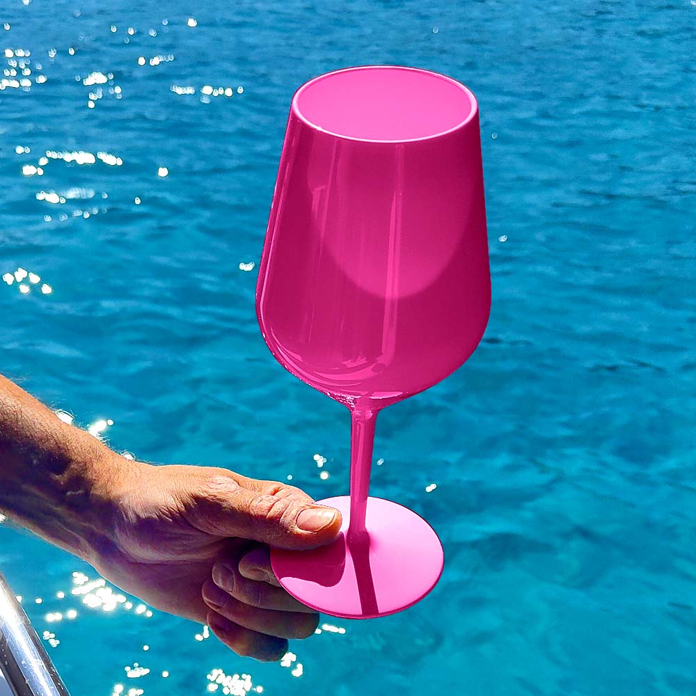 Southern Homewares Wein Tumbler 2er Set - Isolierte Acryl Weingläser 473ml