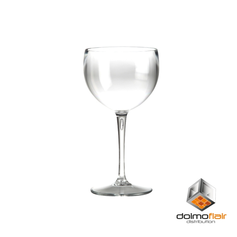 Transparent plastic balloon wine glass 40 cl