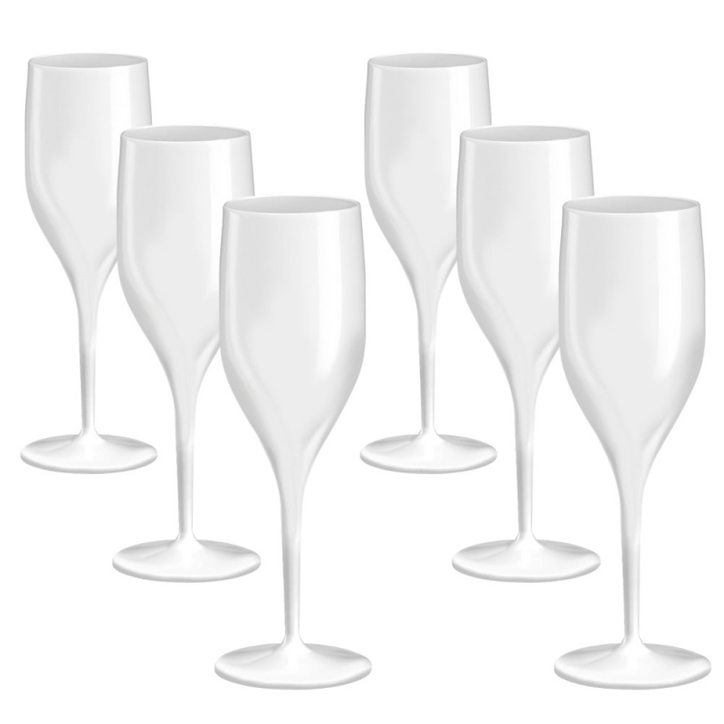 Champagne glass 15 cl. white