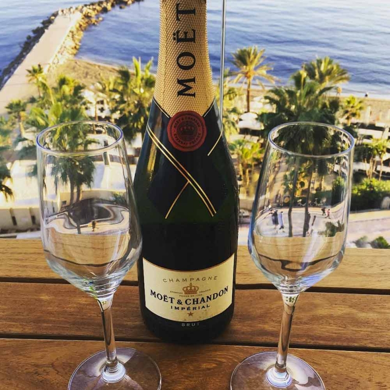 Champagne glass 15 cl. white