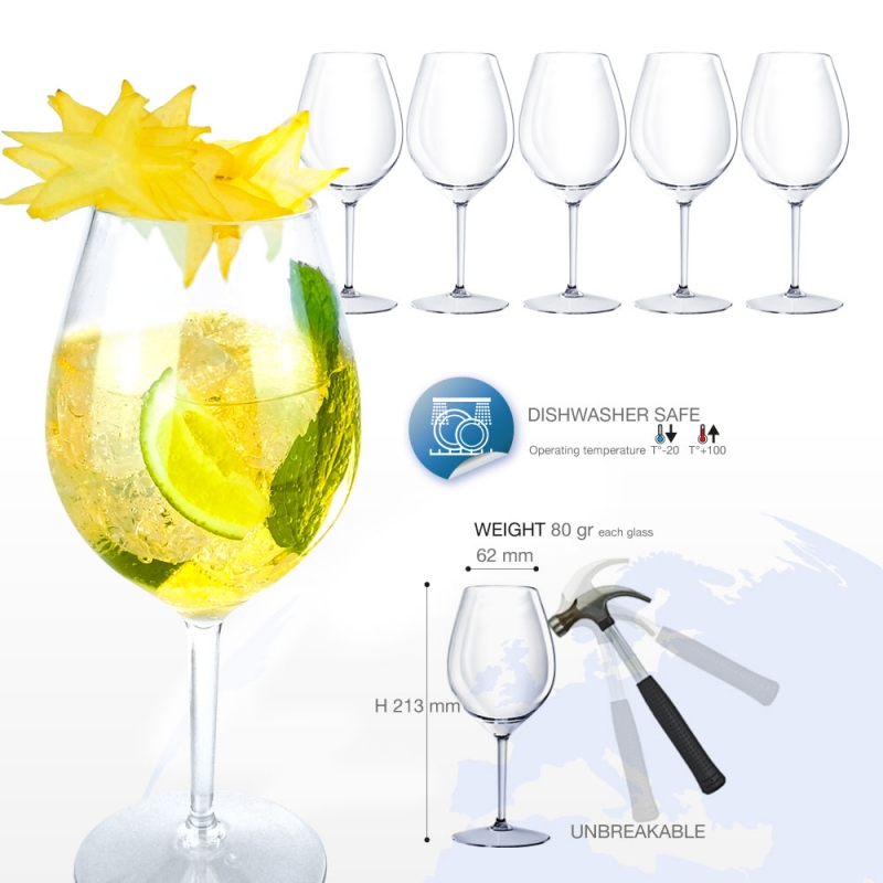 Reusable wineglass