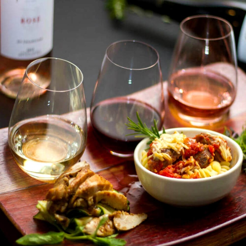 Mehrweg Weinkelch und Trinkglas aus Kunststoff