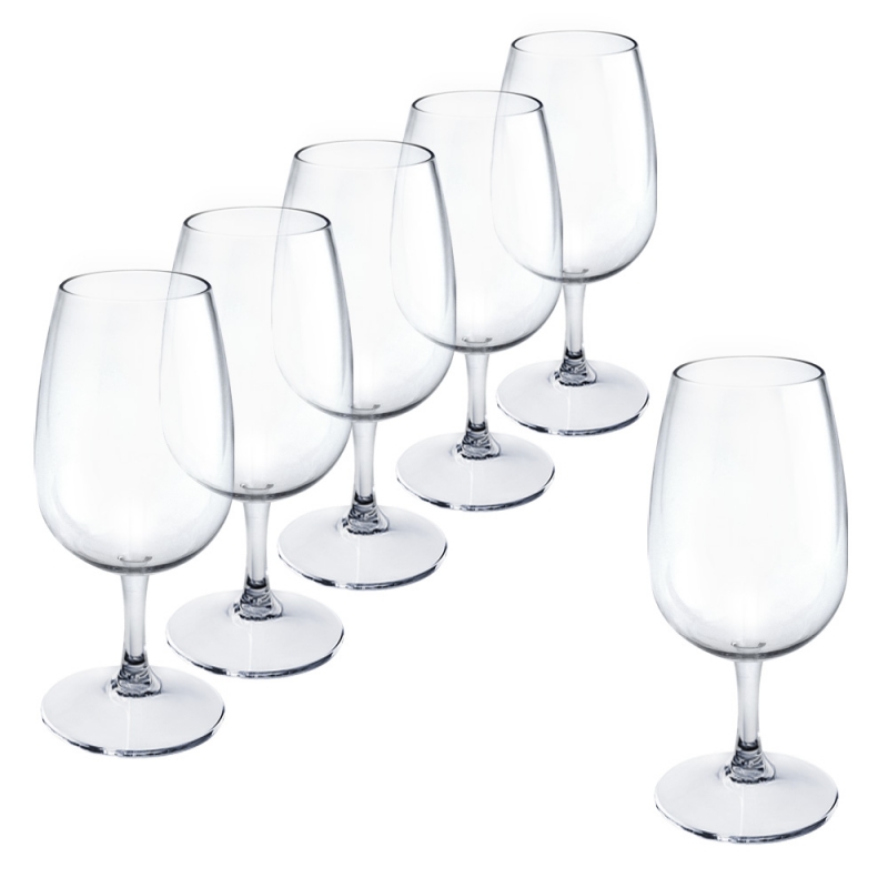 Mehrweg Verkostungsglas aus Kunststoff 22cl.
