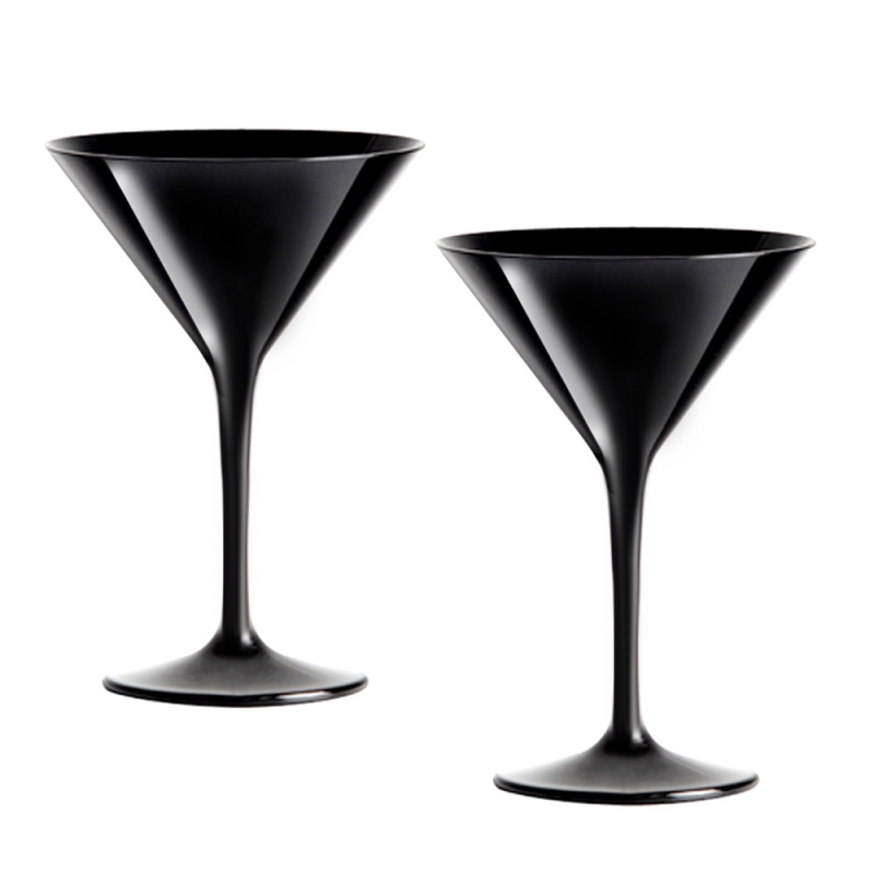 Black Cocktail Martini glass 23cl.