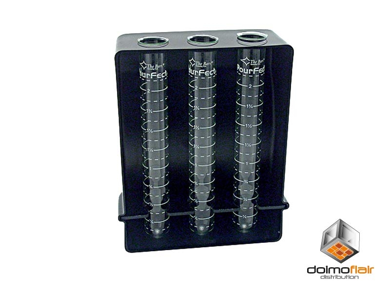 Pourfect Box 3 tubes graduated 90 cl. And 3 oz. Made of plastic 1 piece
