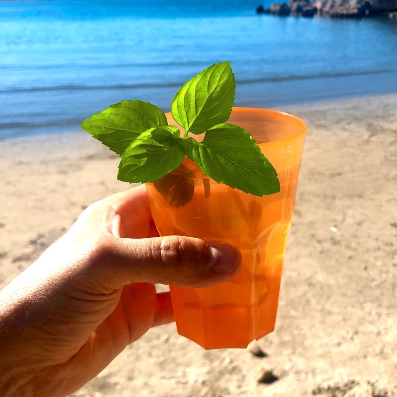 Cocktailbecher Orange