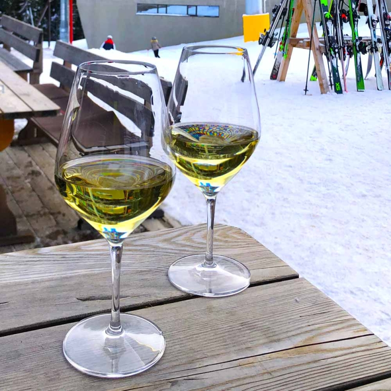 Wine glass reusable transparent plastic